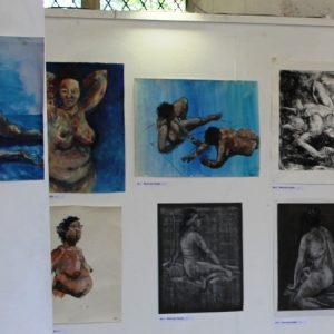 Works by Malcolm Wallis in Naked in Norwich 2014 by Malcolm Wallis