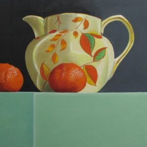 Jug and Satsumas by Joceline Wickham